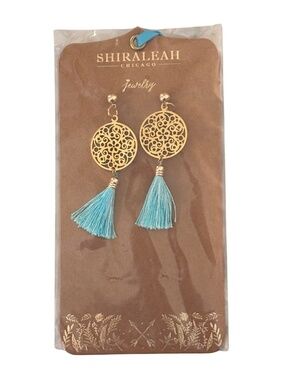 NEW Shiraleah Bali Dangle Earring - Turquoise